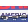 Drill America 4-36 HSS Machine and Fraction Hand Tap Set, Finish: Uncoated (Bright) DWT54137